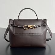 Bottega Veneta Small Ciao Ciao brown bag size  26x19x10.5cm - 1