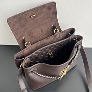 Bottega Veneta Small Ciao Ciao brown bag size  26x19x10.5cm - 4