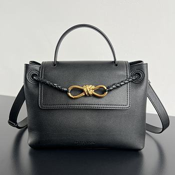 Bottega Veneta Small Ciao Ciao black bag size 26x19x10.5cm