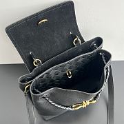 Bottega Veneta Small Ciao Ciao black bag size 26x19x10.5cm - 5