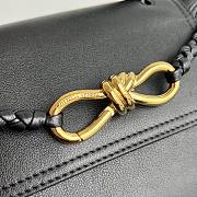 Bottega Veneta Small Ciao Ciao black bag size 26x19x10.5cm - 2
