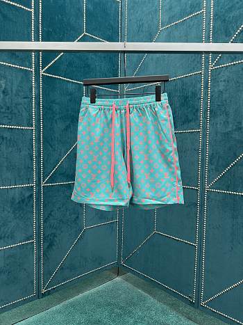 Louis Vuitton shorts blue Monogram Glow