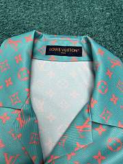 Louis Vuitton blue Monogram Glow Men's short-sleeve shirt - 4