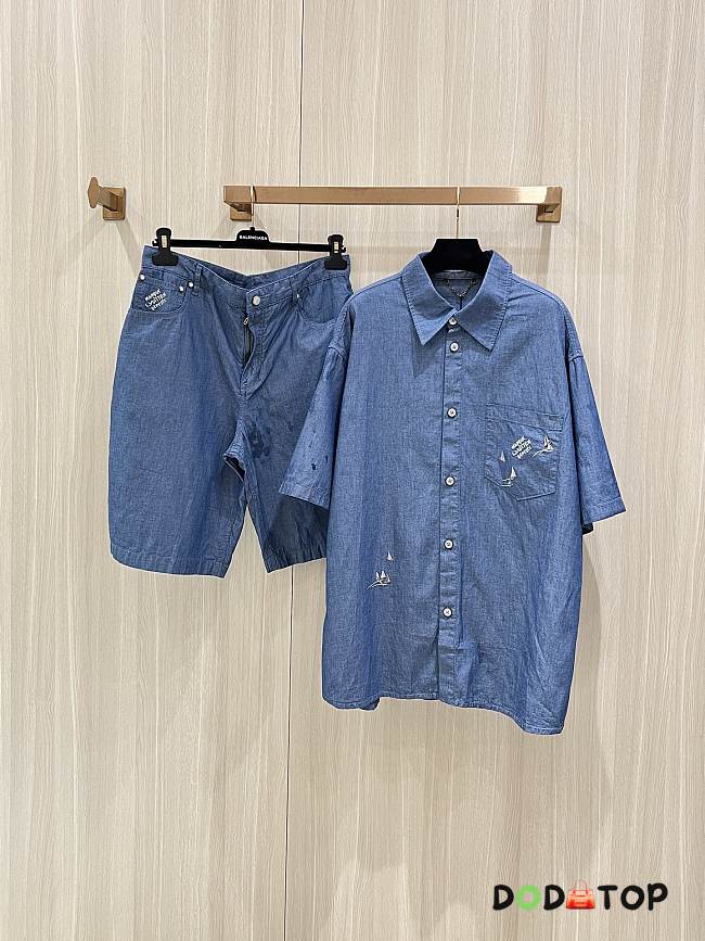 LV Men’s loungewear set 08  - 1