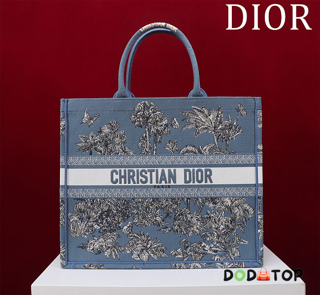 Dior Book Tote large bag size  41x35x18cm - 04 - 1