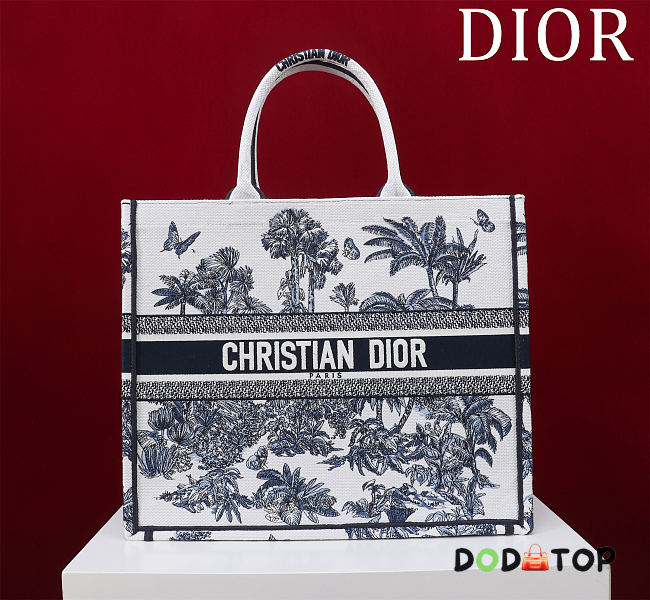 Dior Book Tote large bag size 41x35x18cm - 05 - 1