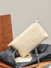 Chanel shopping bag denim black bag size 39cm - 3