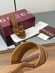 Gucci sandal brown - 5