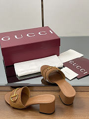 Gucci sandal brown - 4