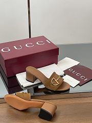 Gucci sandal brown - 3