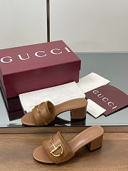 Gucci sandal brown - 2