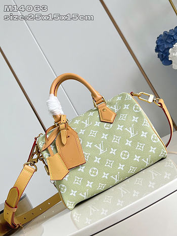 Louis Vuitton speedy p9 bandoulière 25 monogram leather  size 25 x 15 x 15cm