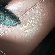 Prada buckled leather bucket bag brown size 26.5x29x18cm - 4