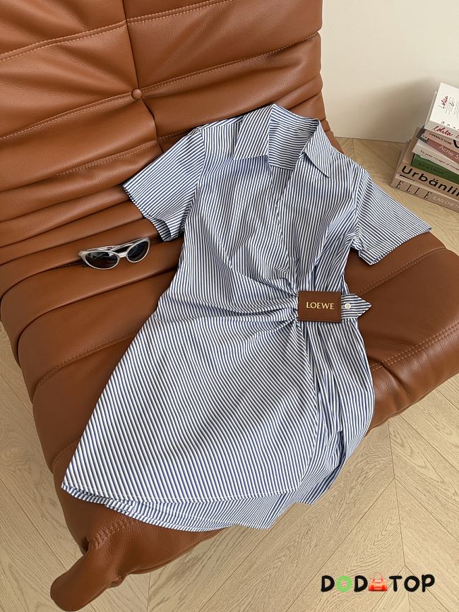 Loewe shirt dress blue - 1