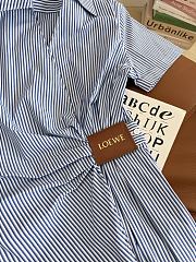 Loewe shirt dress blue - 4