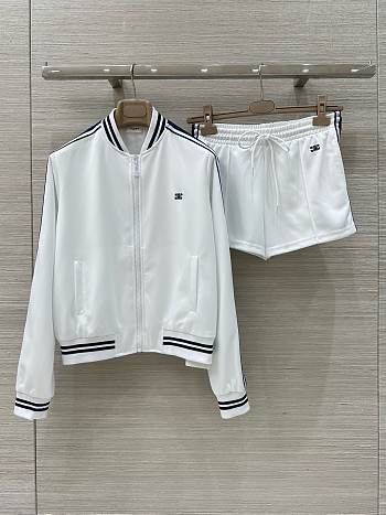 Chanel women's sportswear set white - 01