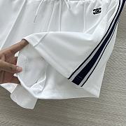 Chanel women's sportswear set white - 01 - 4