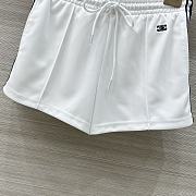 Chanel women's sportswear set white - 01 - 3
