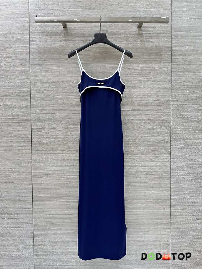 MiuMiu Strappy dress women blue - 1