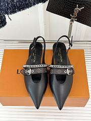 LV Vibe Slingback Flat Ballerina - 01 - 1