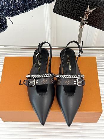 LV Vibe Slingback Flat Ballerina - 01
