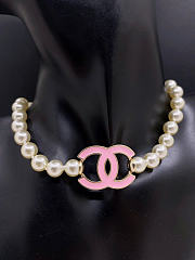 Chanel necklace logo cc - 3