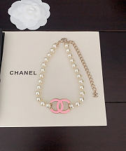 Chanel necklace logo cc - 5