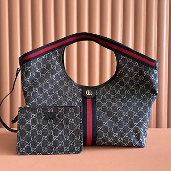 Gucci Giglio large tote bag black size 50x47x14cm