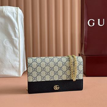 Gucci chain bag black size 20x12.5x4cm 