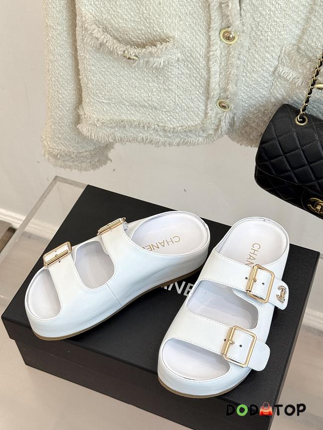 Chanel sandals white women - 1