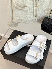 Chanel sandals white women - 1