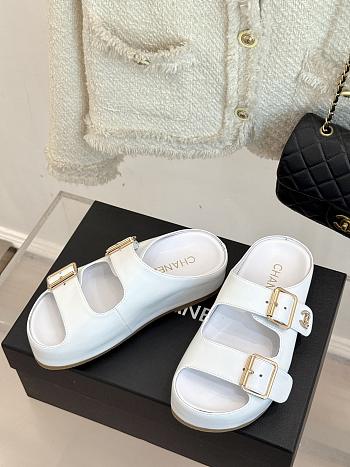 Chanel sandals white women