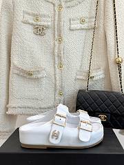 Chanel sandals white women - 6
