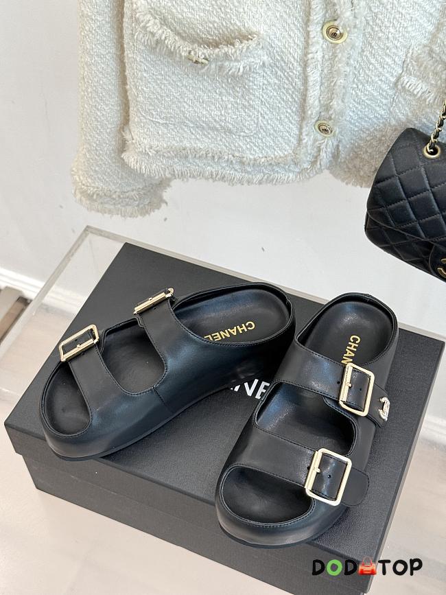 Chanel sandals black women - 1