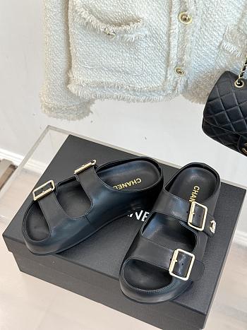 Chanel sandals black women