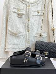 Chanel sandals black women - 5
