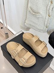 Chanel sandals beige women - 5