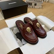 Chanel loafers red women - 1