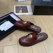 Chanel loafers red women - 5