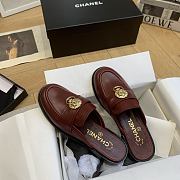 Chanel loafers red women - 4
