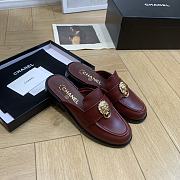 Chanel loafers red women - 3