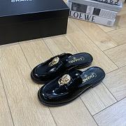 Chanel loafers black women - 2