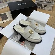 Chanel loafers white women - 5