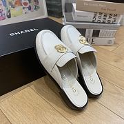 Chanel loafers white women - 2