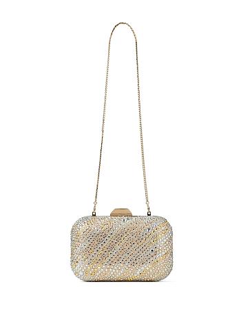 Jimmy Choo Cloud clutch bag L 15 x H12 x W6cm, Shoulder strap drop 27.5cm