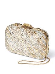 Jimmy Choo Cloud clutch bag L 15 x H12 x W6cm, Shoulder strap drop 27.5cm - 3