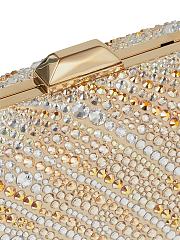 Jimmy Choo Cloud clutch bag L 15 x H12 x W6cm, Shoulder strap drop 27.5cm - 2