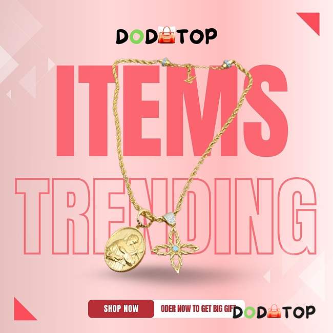 Louis Vuitton necklace gold - 1