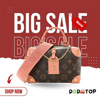 LOUIS VUITTON PETITE MALLE SOUPLE M45531 SIZE  20X12X9.5cm