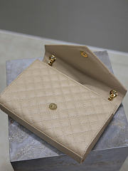 YSL Envelope beige bag size 24×17.5×6cm  Code VNA (25% off) - 5